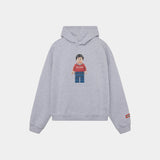 Brick Heather Grey Hoodie Hoodie eme