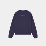 Hallmark Navy Oversized Crewneck Crewneck eme