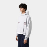 Reborn Heather Grey Oversized Hoodie Hoodie eme   