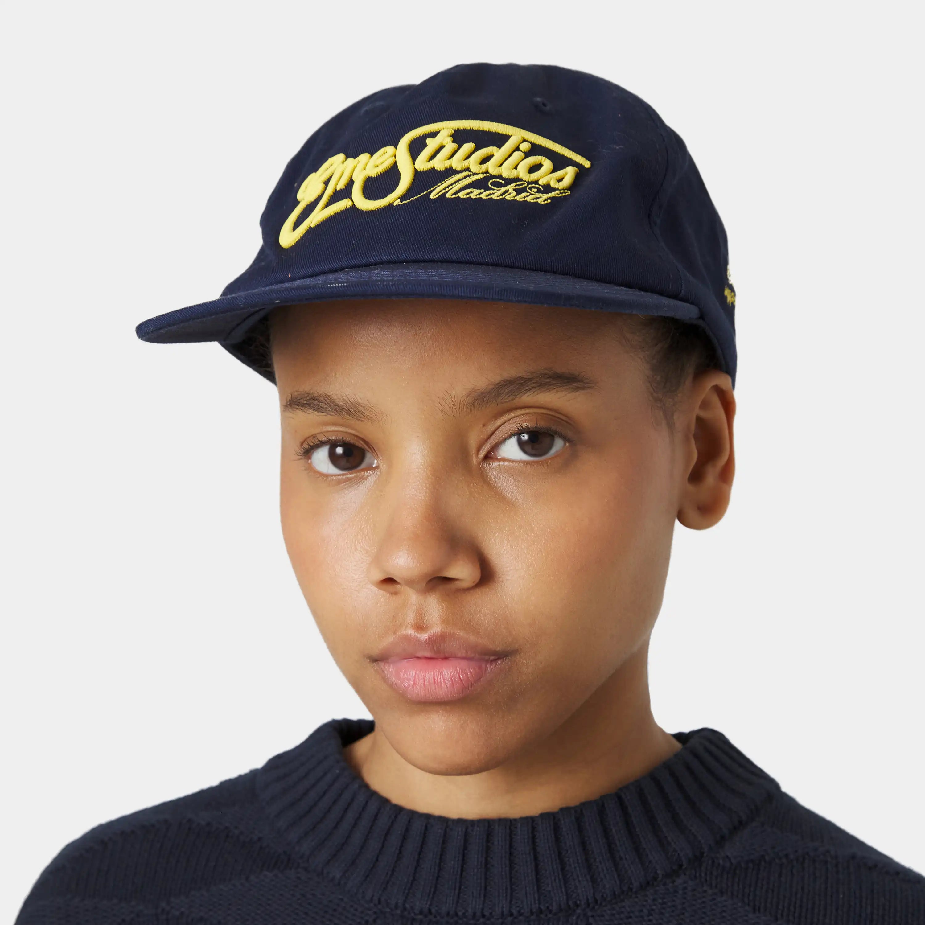 Lister Navy Cap Headwear Eme Studios