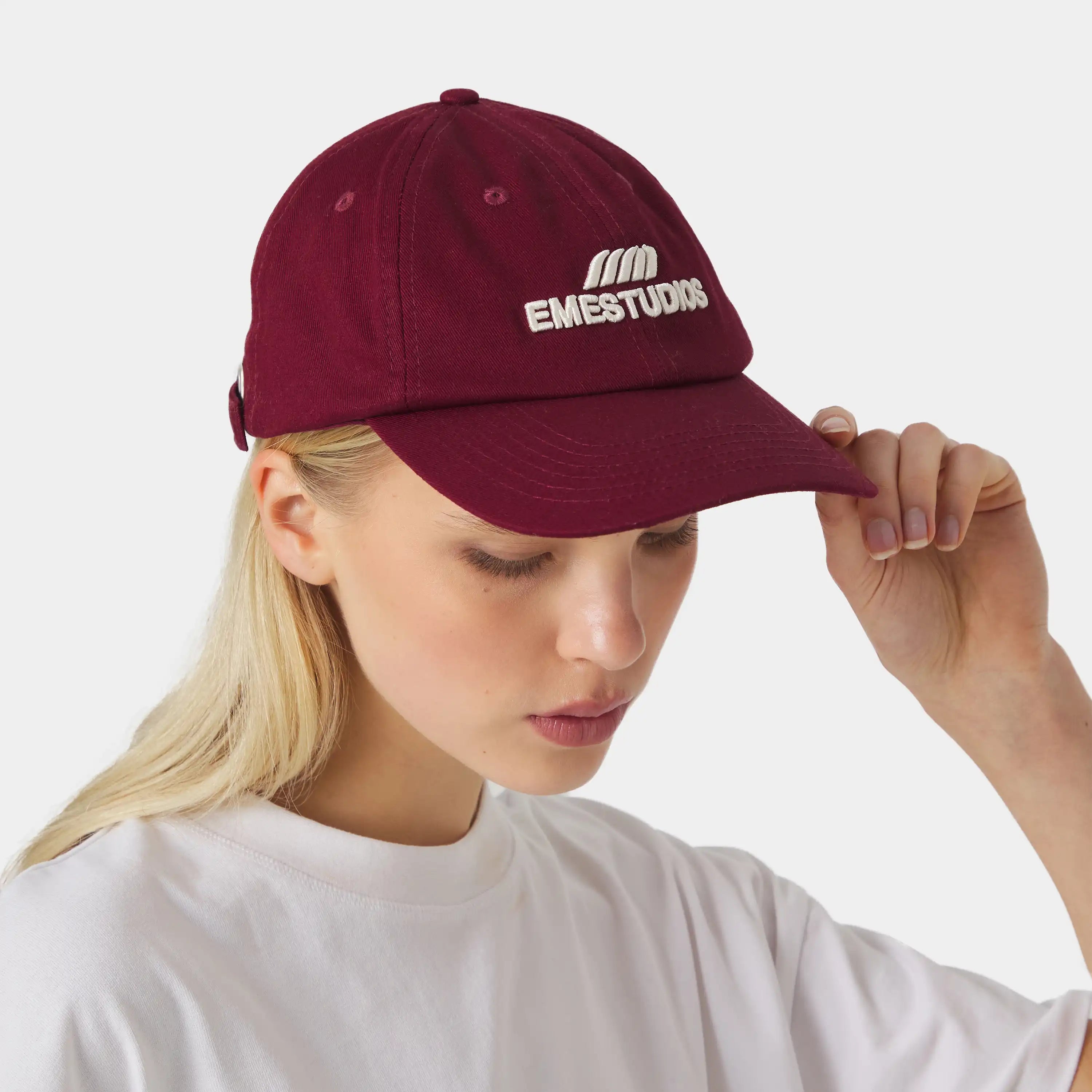 Hills Burgundy Cap Headwear Eme Studios