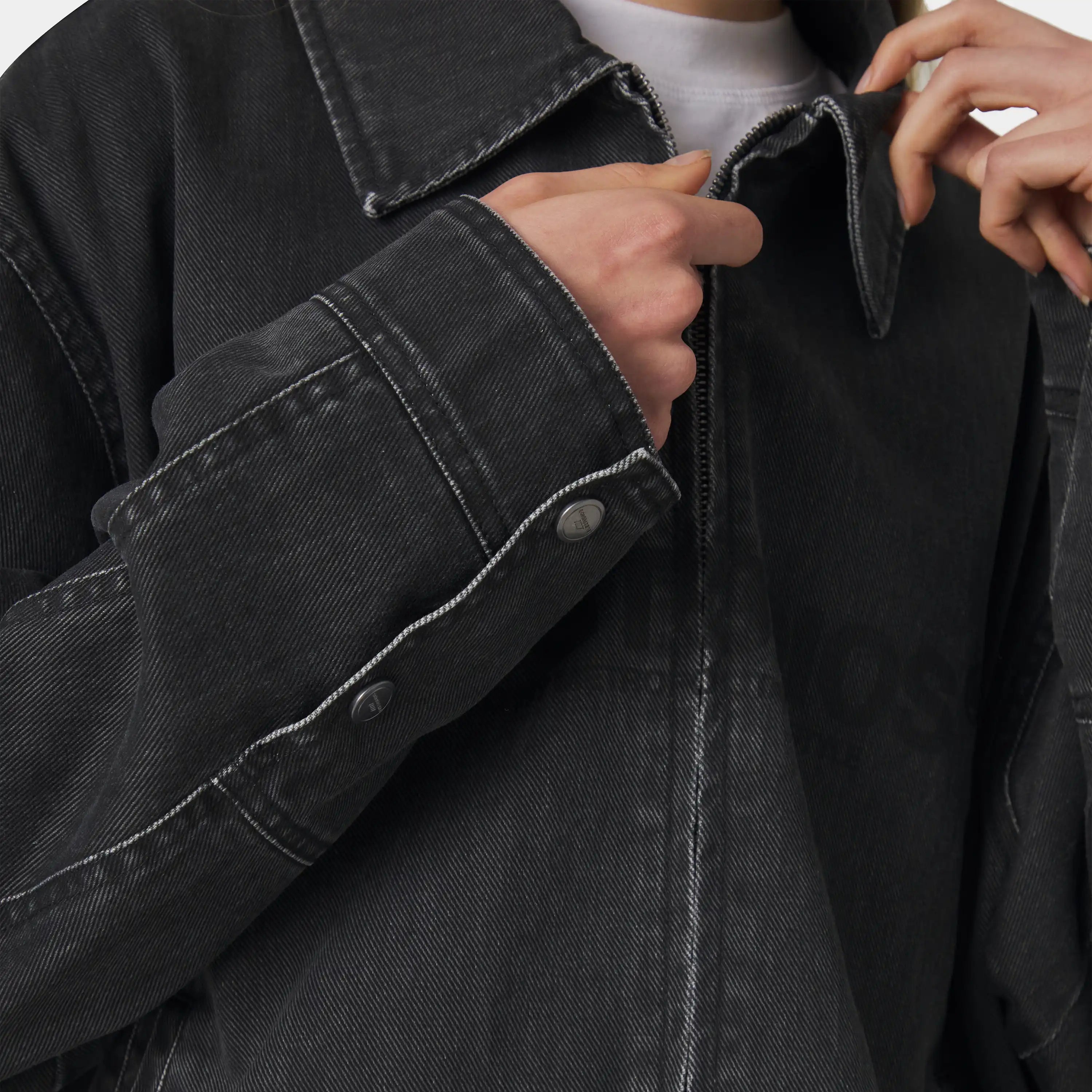 Metro Black Workwear Jacket Outerwear Eme Studios