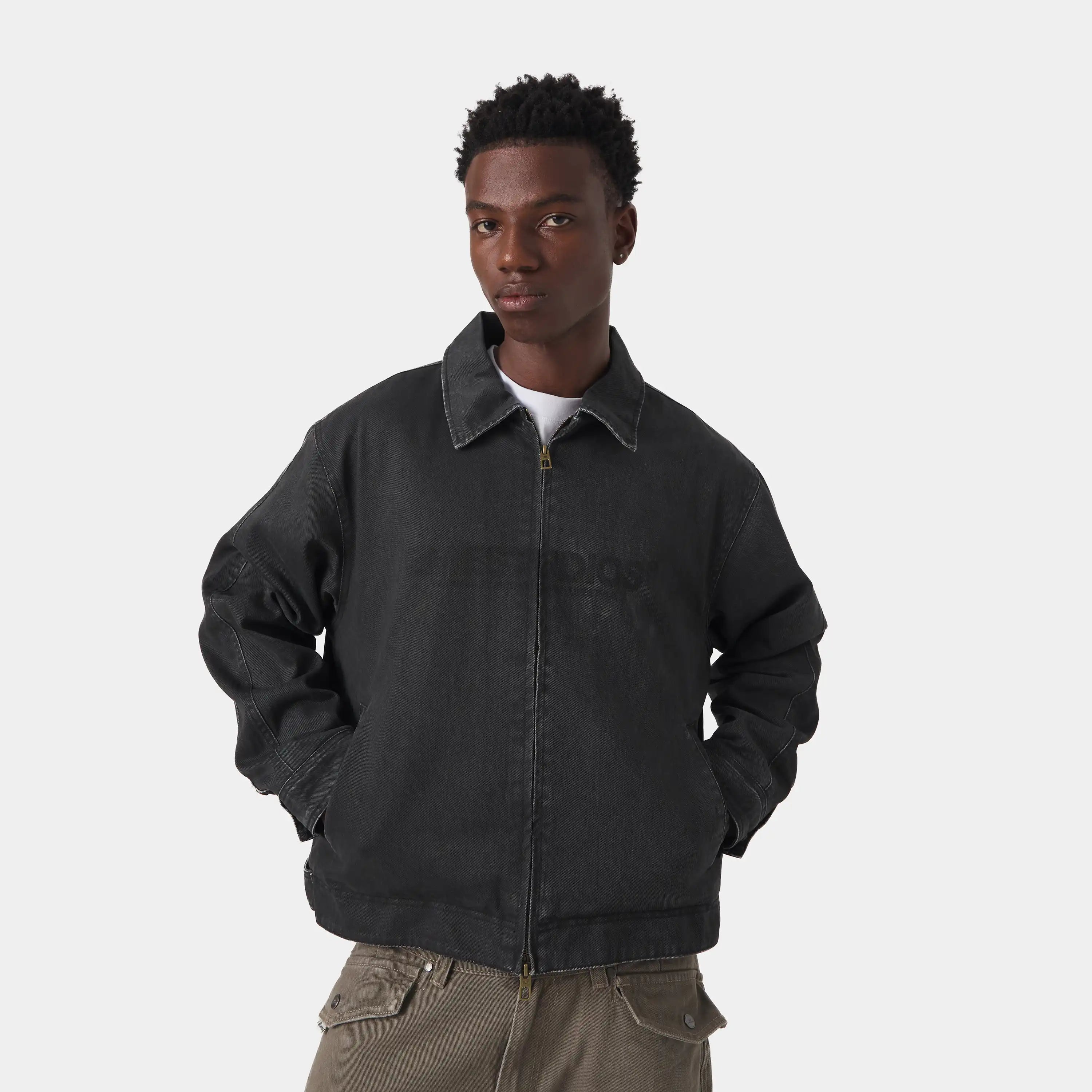 Metro Black Workwear Jacket Outerwear Eme Studios