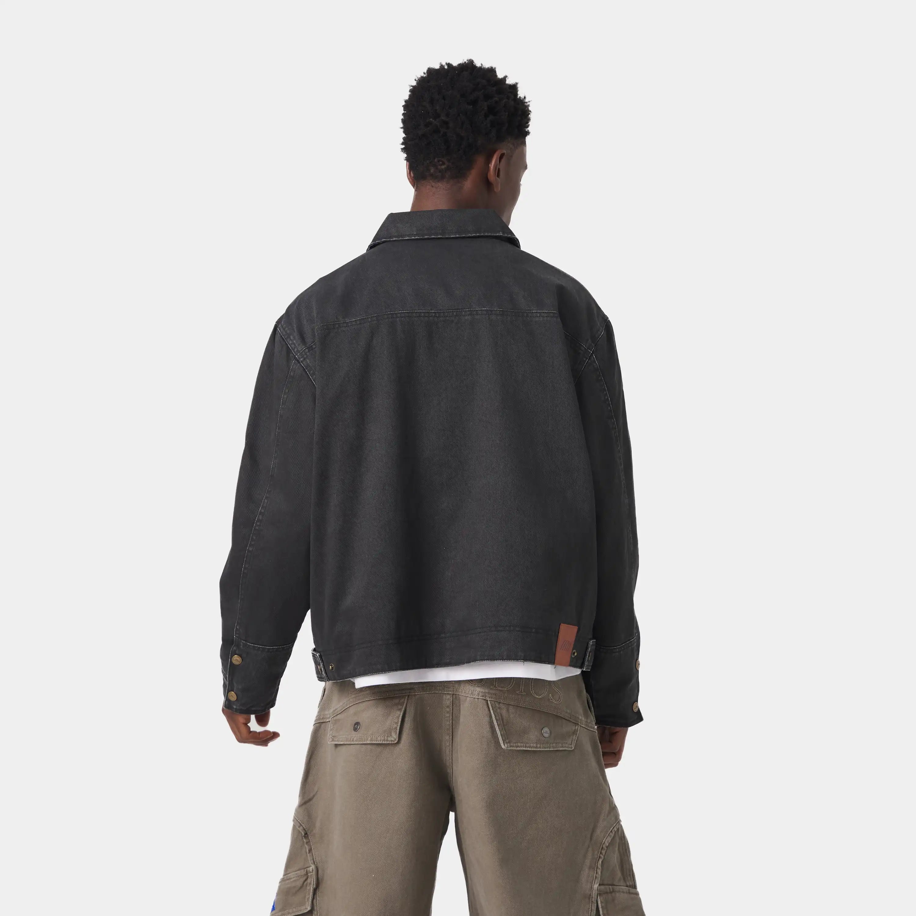 Metro Black Workwear Jacket Outerwear Eme Studios