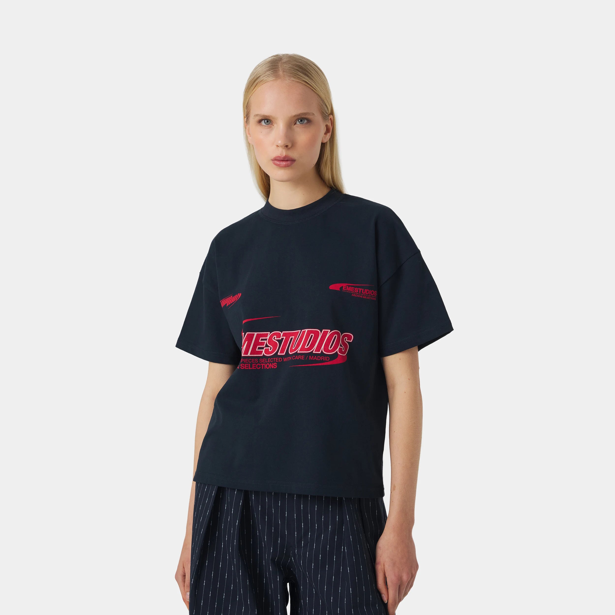 Tracer Navy Oversized Tee