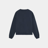 Tactical Navy Oversized Crewneck Crewneck eme   