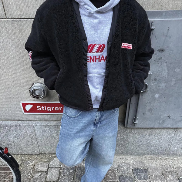 Flag CPH Heather Grey Hoodie