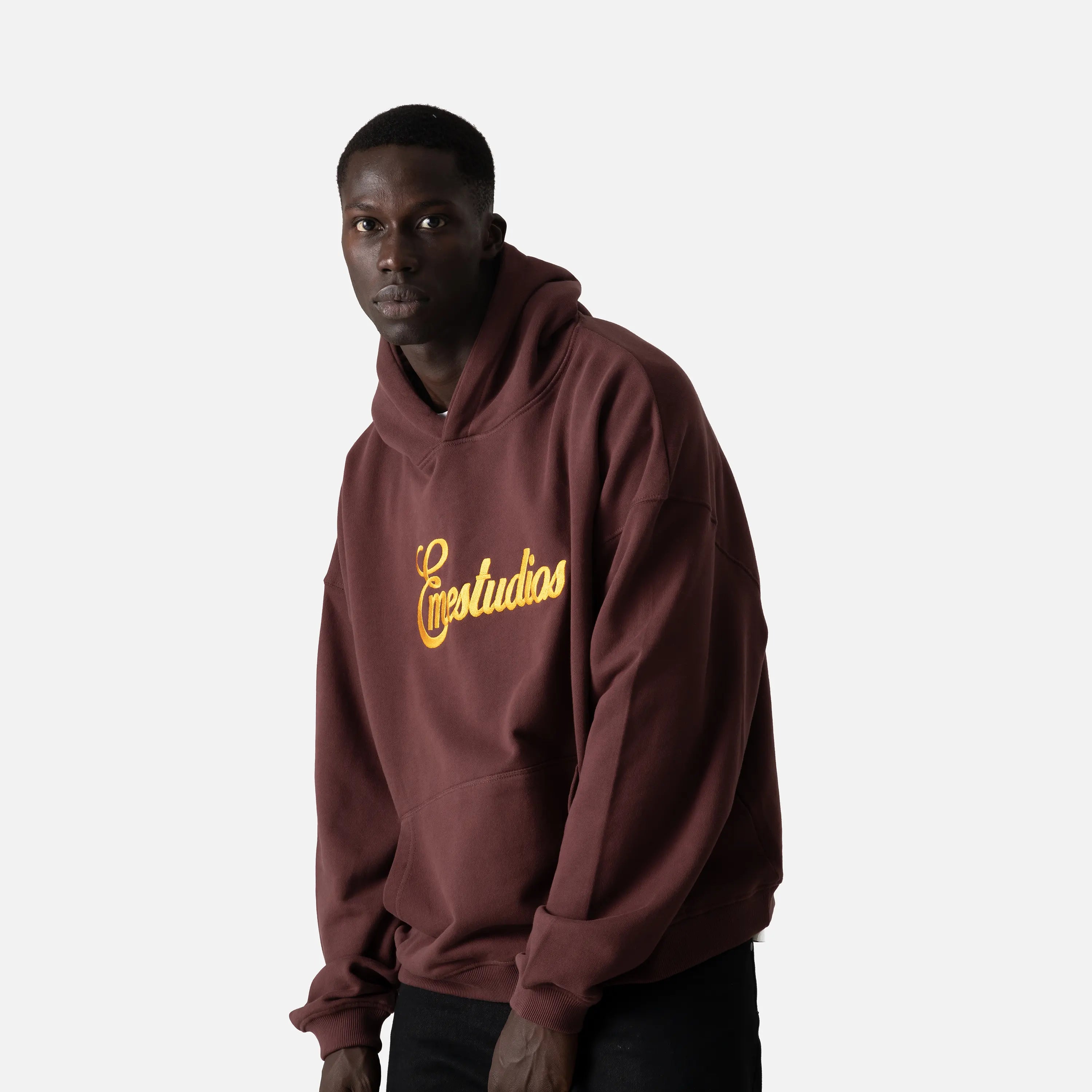 Maroon oversized hoodie clearance