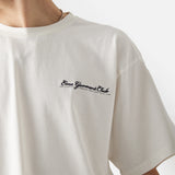 Loungewear Cream Oversized Tee Camiseta eme   